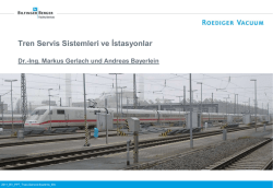 RoeVac&reg; Tren Atıksu Tahliye Sistemleri