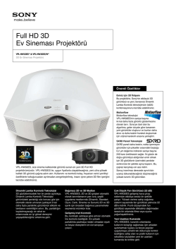 Full HD 3D Ev Sineması Projekt&ouml;r&uuml;