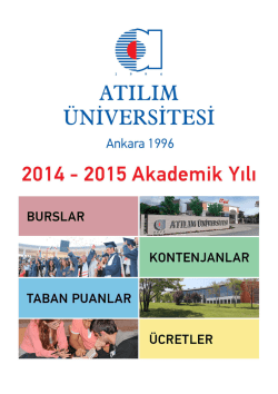 ğ ._ .ATILIM . - Atılım &Uuml;niversitesi