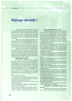Bilgisayar g&uuml;venliği 2