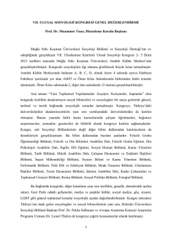 Değerlendirmenin devamı için tıklayınız.