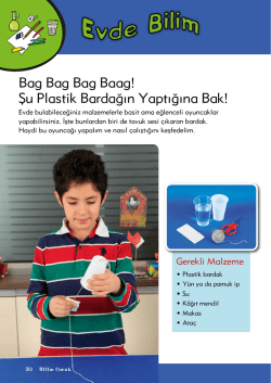 Bag Bag Bag Baag! Şu Plastik Bardağın Yaptığına Bak!