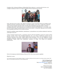 Ge&ccedil;tiğimiz hafta, okulumuzda Bilgisayar M&uuml;hendisliği Doktora