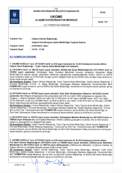 alt komisyon gündemi