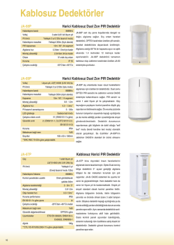 Kablosuz Dedekt&ouml;rler