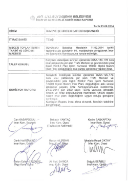 G&uuml;ndemin 39.Maddesi - Antalya Belediyesi