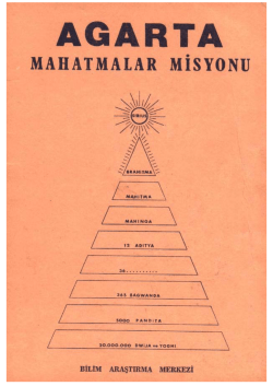 Bam Agarta Mahatmalar Misyonu