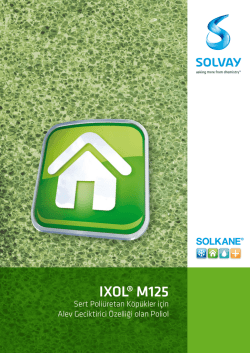 IXOL M125 - Solvay Chemicals