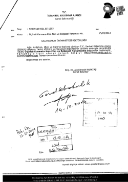 T.c. - Galatasaray &Uuml;niversitesi