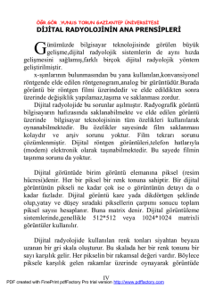 DİJİTAL RADYOLOJİNİN ANA PRENSİPLERİ &uuml;n&uuml;m&uuml;zde bilgisayar