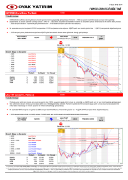 06.01.2015 FX Strateji B&uuml;lteni