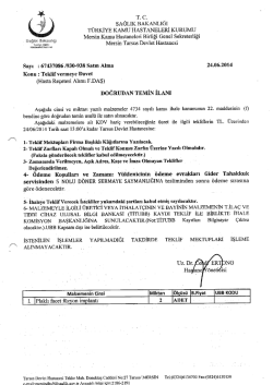 sAĞLİK BAKANLIĞI T&Uuml;RKİYE KAMU HASTANELERİ KURUMU