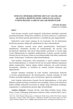 hediyeleşme (armağanlaşma) etkinlikleri