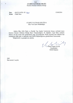 sayı &brvbar;M.32.9.ATK-02/\30 13.08.2014