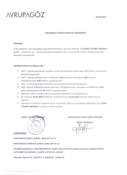 AVRUPAG&Ouml;Z - &Ccedil;orlu Ticaret Borsası