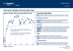 haftalık teknik strateji b&uuml;lteni