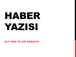 ALP AKIS VE ARI BARAHYA