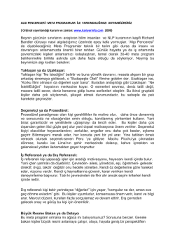 algı pencereleri-meta programlar ile farkındalığınızı arttırabilirsiniz