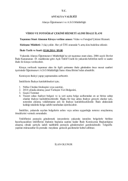 T.C. ANTALYA VALİLİĞİ Alanya &Ouml;ğretmenevi ve A.S.O.M&uuml;d&uuml;rl&uuml;ğ&uuml;