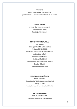 Proje detaylarına ulaşmak i&ccedil;in tıklayınız.