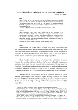 Oku - Bilgeler Zirvesi