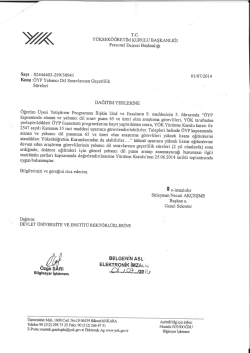 Tc. W Y&Uuml;KSEK&Ouml;ĞRETİM KURULU BAŞKANLIĞI