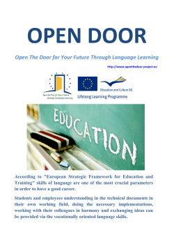Open The Door for Your Future Through Language Learning