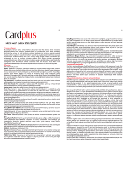 Başvuru Formu - Creditwest Bank