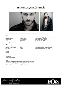 ERKAN KOL&Ccedil;AK K&Ouml;STENDİL