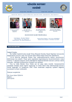G&ouml;lc&uuml;k Rotary Kul&uuml;b&uuml;: golcukrotary.org