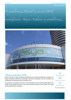 akasya acıbadem referans bülteni