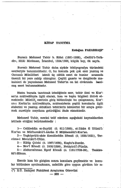 KITAP TANITMA Erdoğan PAZARBAşı