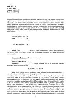 Davanın &ouml;nceki aşamaları, &ouml;zellikle kamulaştırma davası