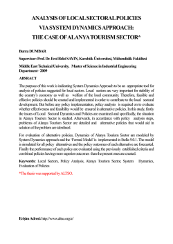 Burcu DUMBAR - Alanya İşletme Fak&uuml;ltesi