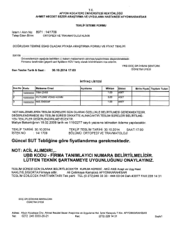 14/1709 nolu istek ans araşt ve uyg hastanesi ortopedi ve