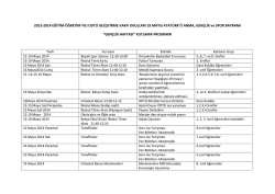 2013-2014 EĞİTİM-&Ouml;ĞRETİM YILI ODT&Uuml; GELİŞTİRME VAKFI