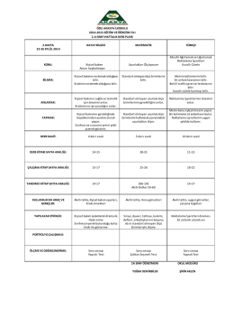 2. hafta - Akasya Koleji