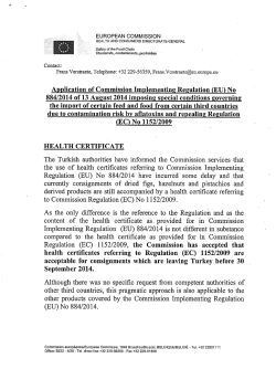 european commission health and consumers directorate