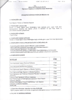 Seminer Programı İ&ccedil;in Tıklayınız