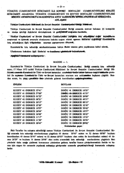 3 &mdash; t&uuml;rkiye cumhuriyeti h&uuml;k&uuml;meti ile so&yen;wt sosyalist cumhuriyetleri