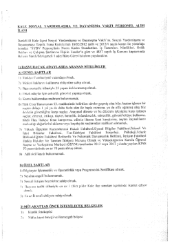 mir. SOSYAL YARDIMLAsı/ııı vı&atilde;