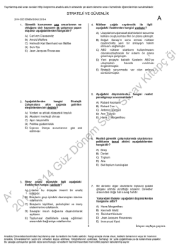 A&Ouml;F Strateji ve G&uuml;venlik | 2014 D&ouml;nem Sonu İNDİR