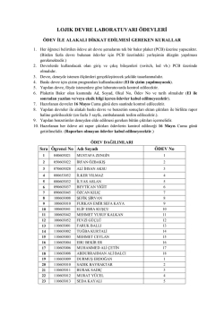 lojık devre laboratuvarı &ouml;devleri