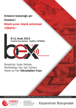 bex fuarı bros&uuml;r ingilizce A4sıralı