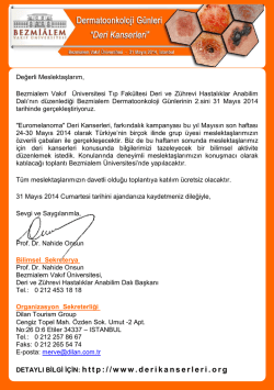 Bezmialem Dermatoonkoloji G&uuml;nleri 2