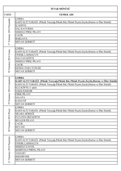 İFTAR M&Ouml;N&Uuml;S&Uuml;2014 DEĞİŞİK