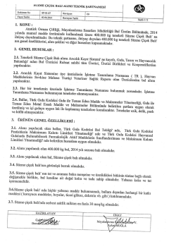 s&uuml;zme &ccedil;i&ccedil;ek balı alımı teknik şartnamesi