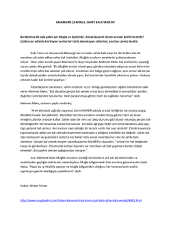 MARMARİS &Ccedil;AM BALI, SAHTE BALA YENİLDİ! Bal