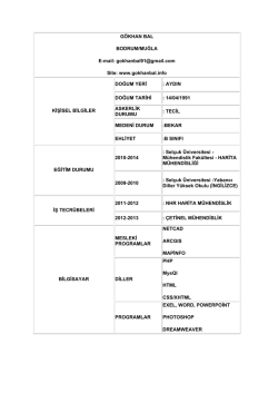 G&Ouml;KHAN BAL BODRUM/MUĞLA E-mail