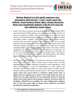 1 T&uuml;rkiye İMSAD Ekonomi Değerlendirme Raporu/159